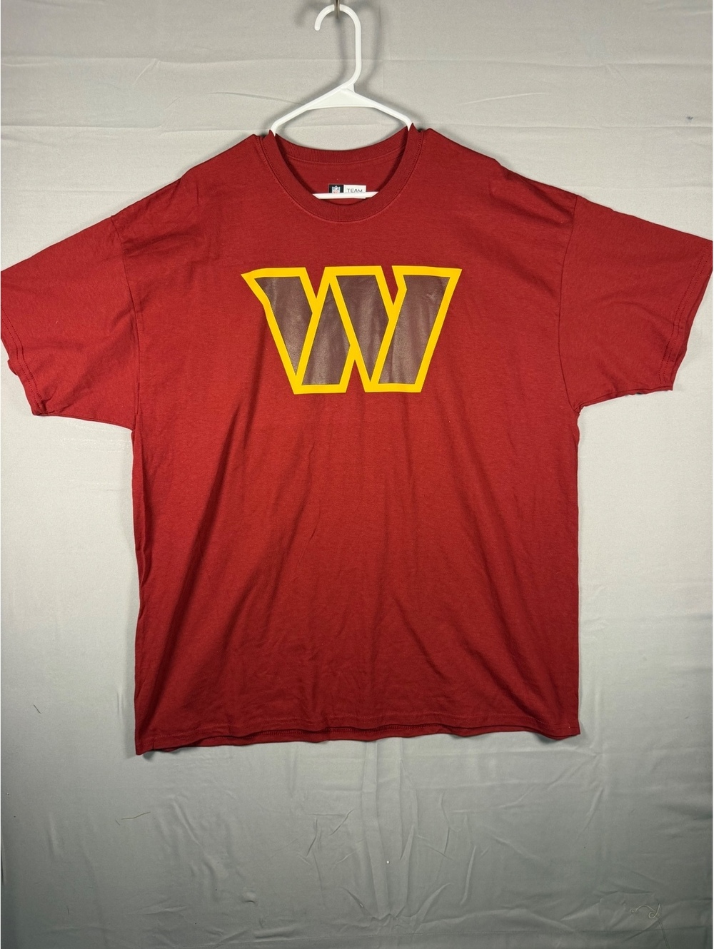 NFL Team Apparel Washington Football Team Red Graphic T-Shirt 2XL Cotton